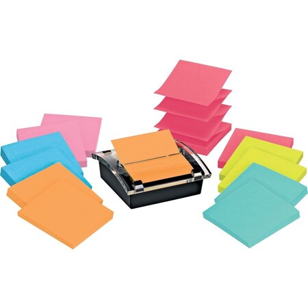 Post-It Dispenser, Popup, 3X3, W/12Pds Pk MMMDS330SSVA